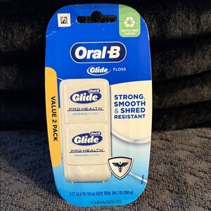 Oral-B Glide Pro-Health Floss Value Pack - Blue and White